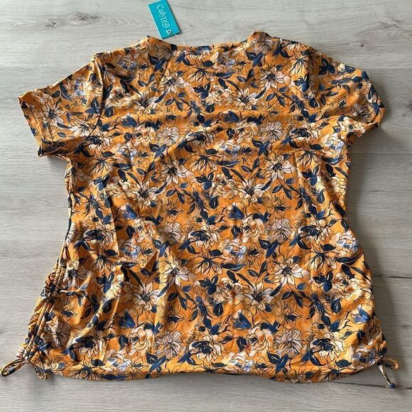 Calypsa V-Neck Adele Swim Top Garden 2X NWT IN PACKAGE - Picture 7 of 7